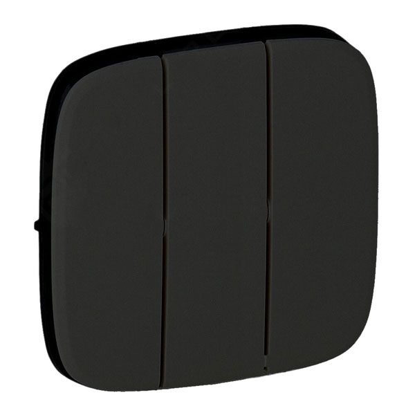 Клавиша выключателя 3-клавишного, антрацит, Valena ALLURE (755038) купити