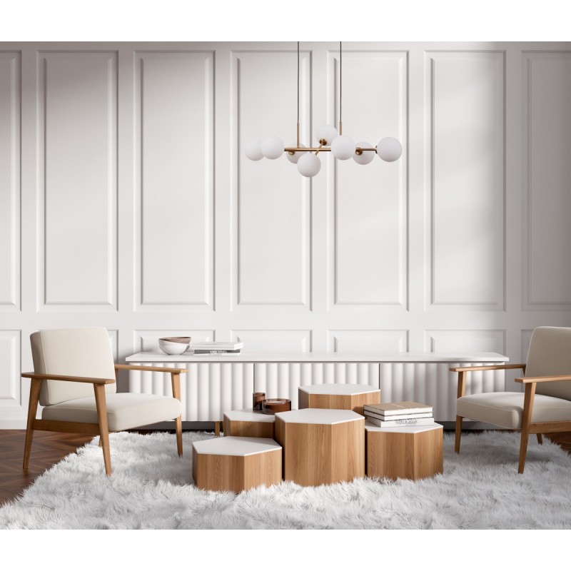 Люстра підвісна ITALUX PND-66463-8-HB Mirellio купити