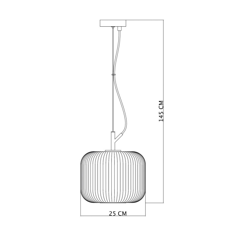 Люстра підвісна ITALUX PND-64536A-M-BL-OPA Rues купити