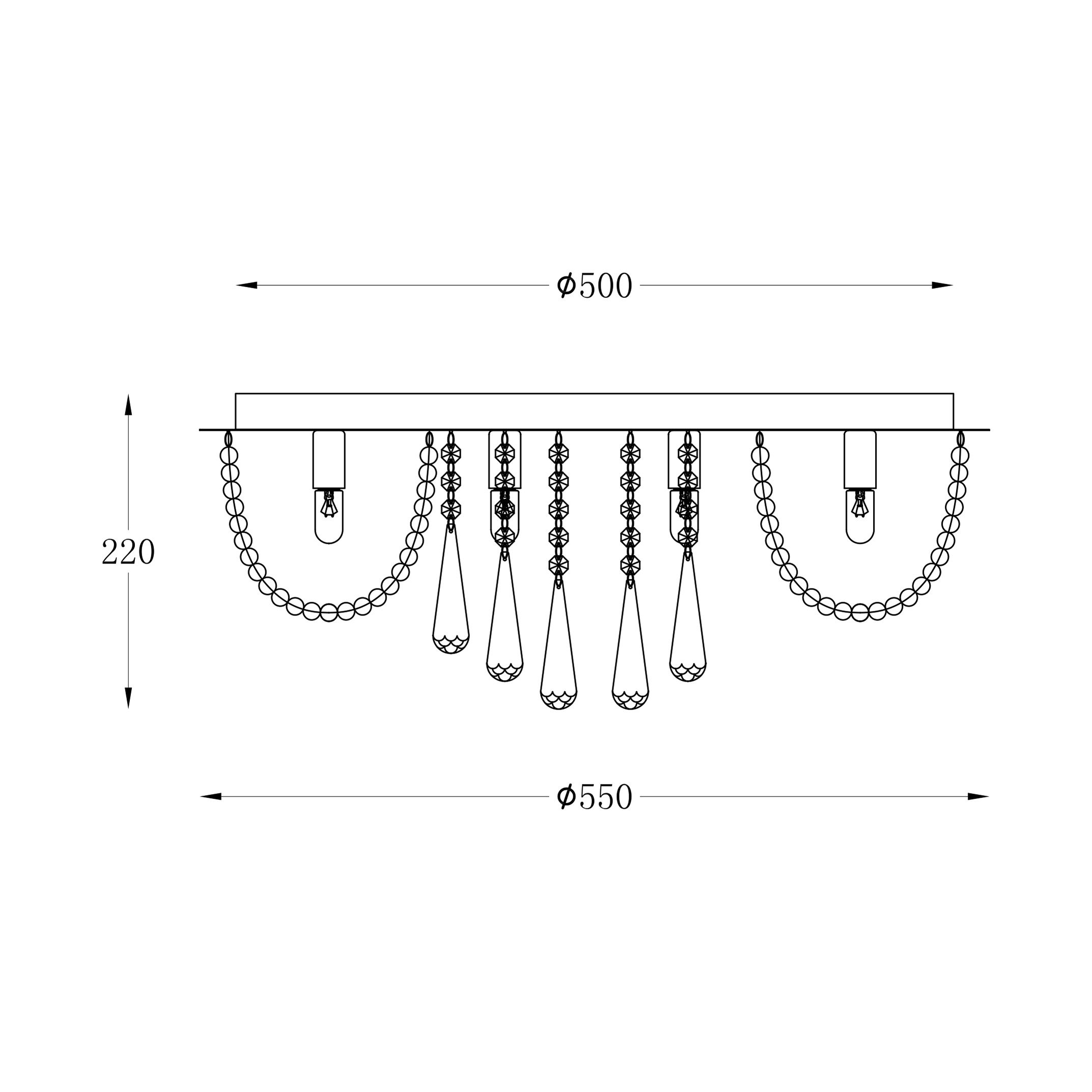 Люстра Zuma Line 19157L SENSI купити