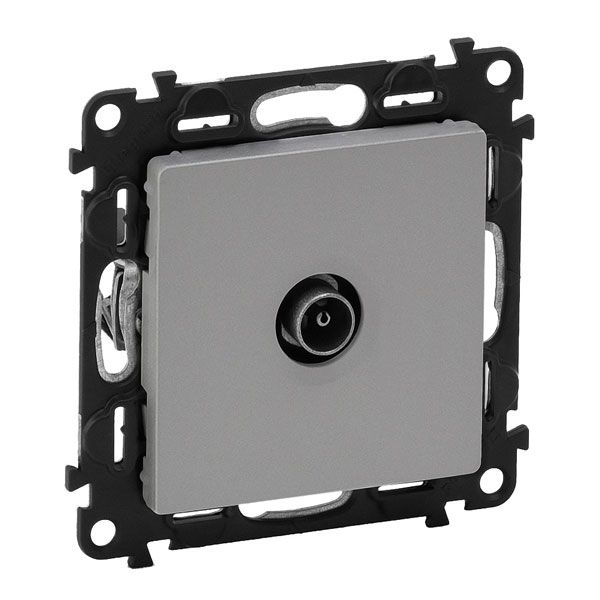 Розетка TV оконечная, алюминий, Valena LIFE (753660) купити