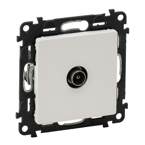 Розетка TV проходная, белый, Valena LIFE (753461) купити