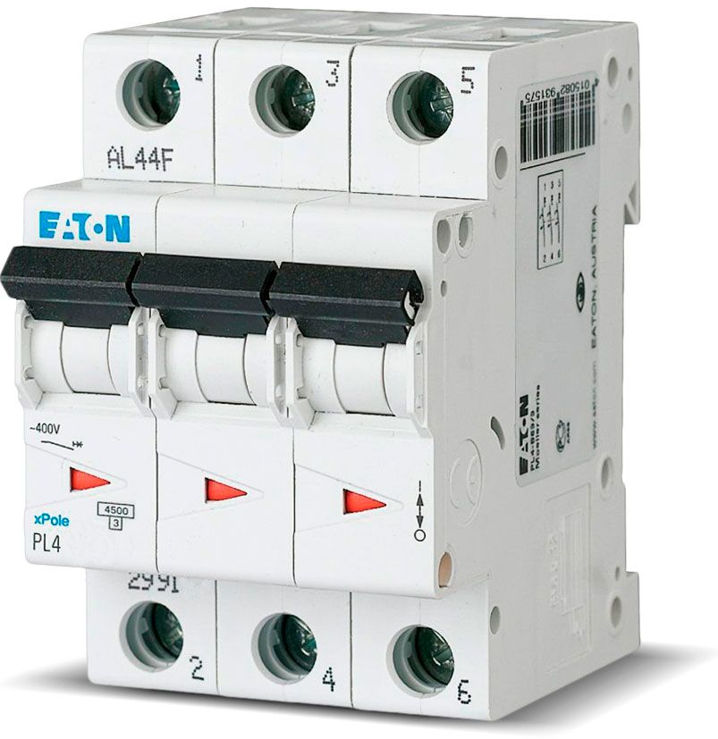 Автоматичний вимикач Eaton PL4-C63/3 (293166) купити