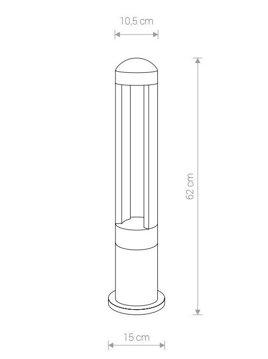 Парковый светильник Nowodvorski 9507 Monterrey LED купити