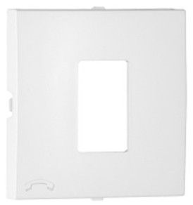 Центральная панель розетки телефонной LOGUS белоснежный купити