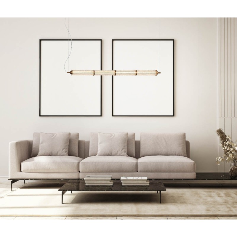 Підвісний світильник ITALUX PND-26384-4-GD-CL Sanpo купити