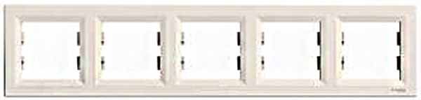 Рамка 5-постова, горизонтальна, кремовий (EPH5800523) купити