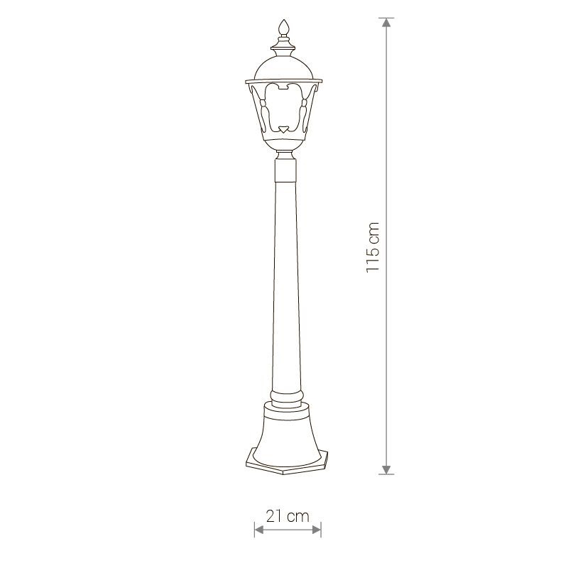 Уличный светильник Nowodvorski 4685 Tybr купити