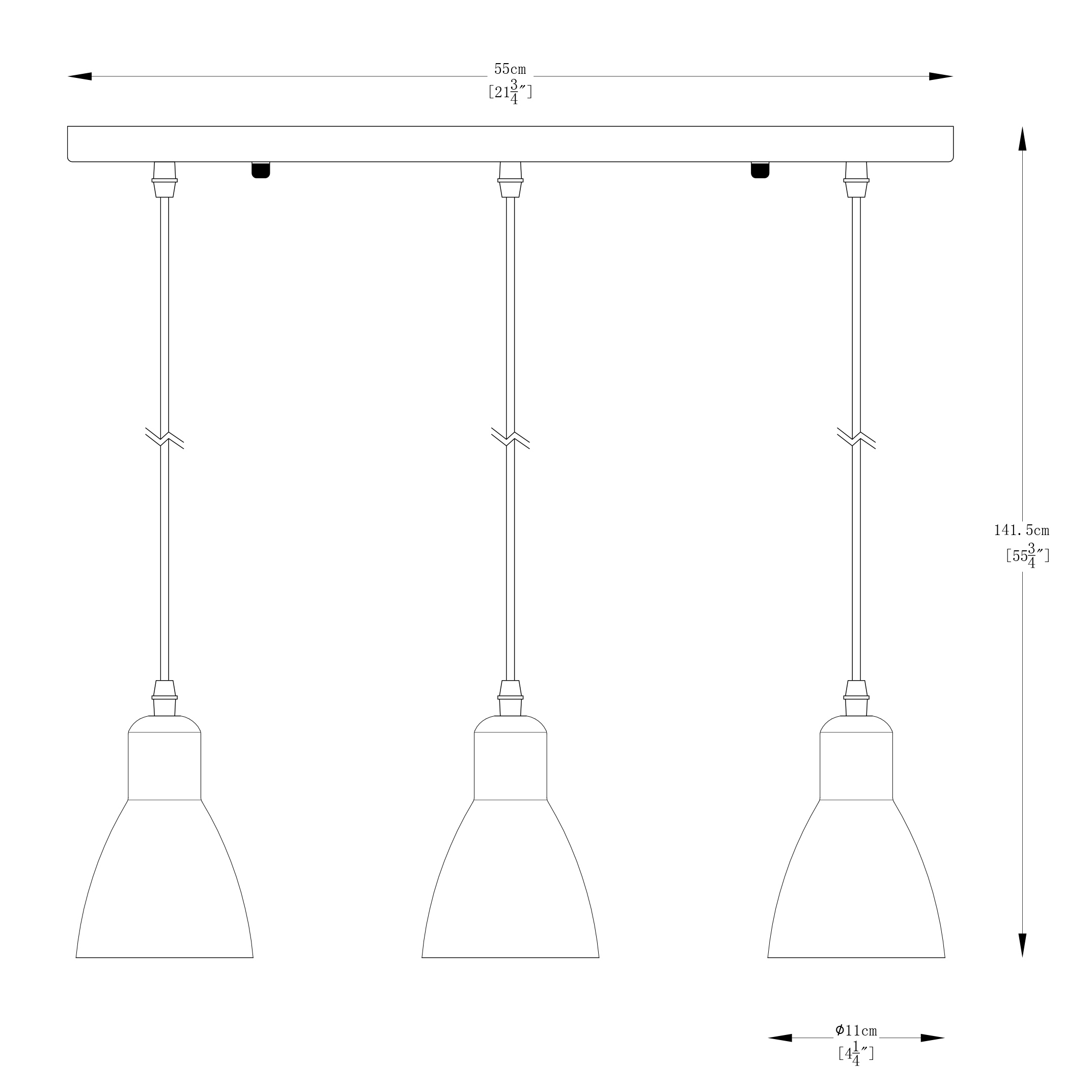 Підвісний світильник Zuma Line A8102-3A MORA купити