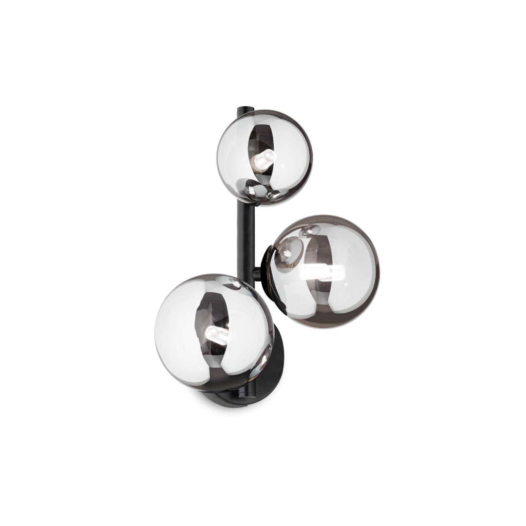 Бра Ideal Lux 271439 PERLAGE AP3 NERO купити