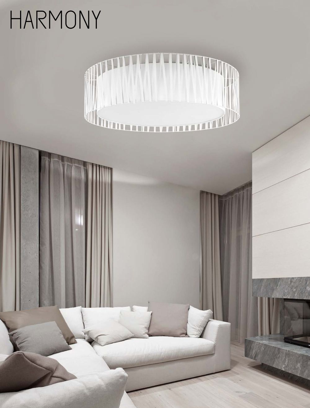 Потолочный светильник TK LIGHTING 1637 HARMONY WHITE купити