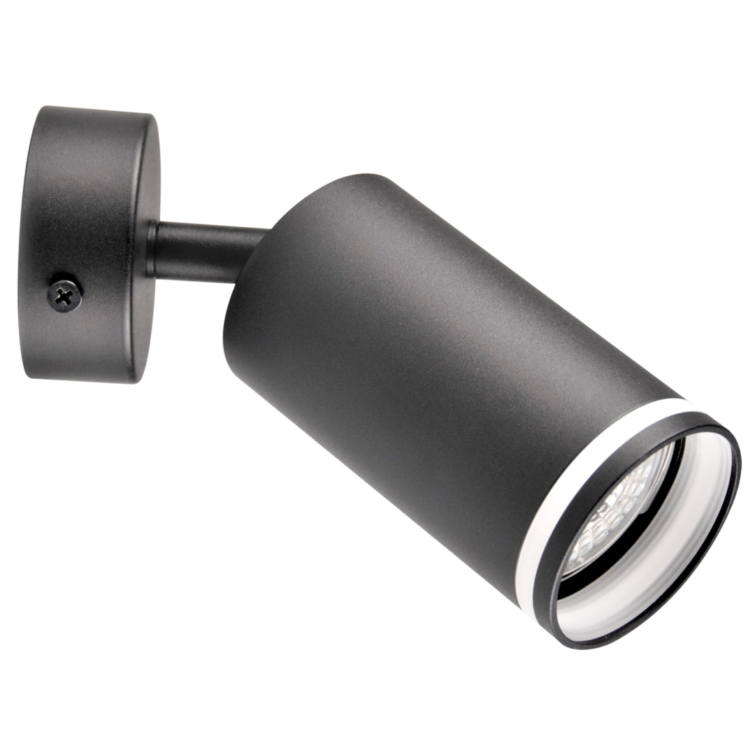 Спот Goldlux 322326 PARIS GU10 1x10W IP20 чорний купити