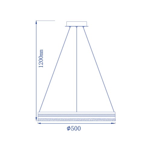 Світлодіодний світильник Feron AL6610 SHINE LEVITATION 50W (40283) купити