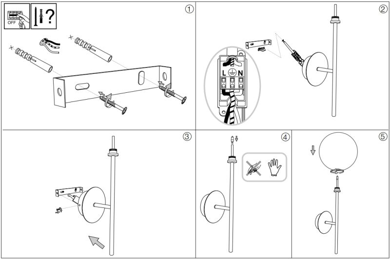 Бра Ideal Lux EQUINOXE AP1 OTTONE ANTICO (200149) купити