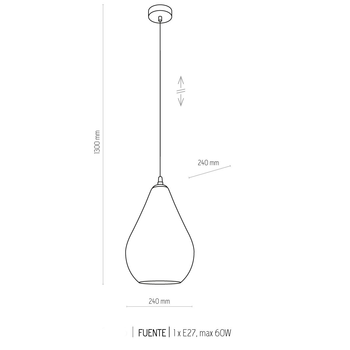 Подвесной светильник TK LIGHTING 4322 FUENTE купити