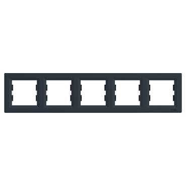 Рамка 5-постова горизонтальна, антрацит (EPH5800571) купити