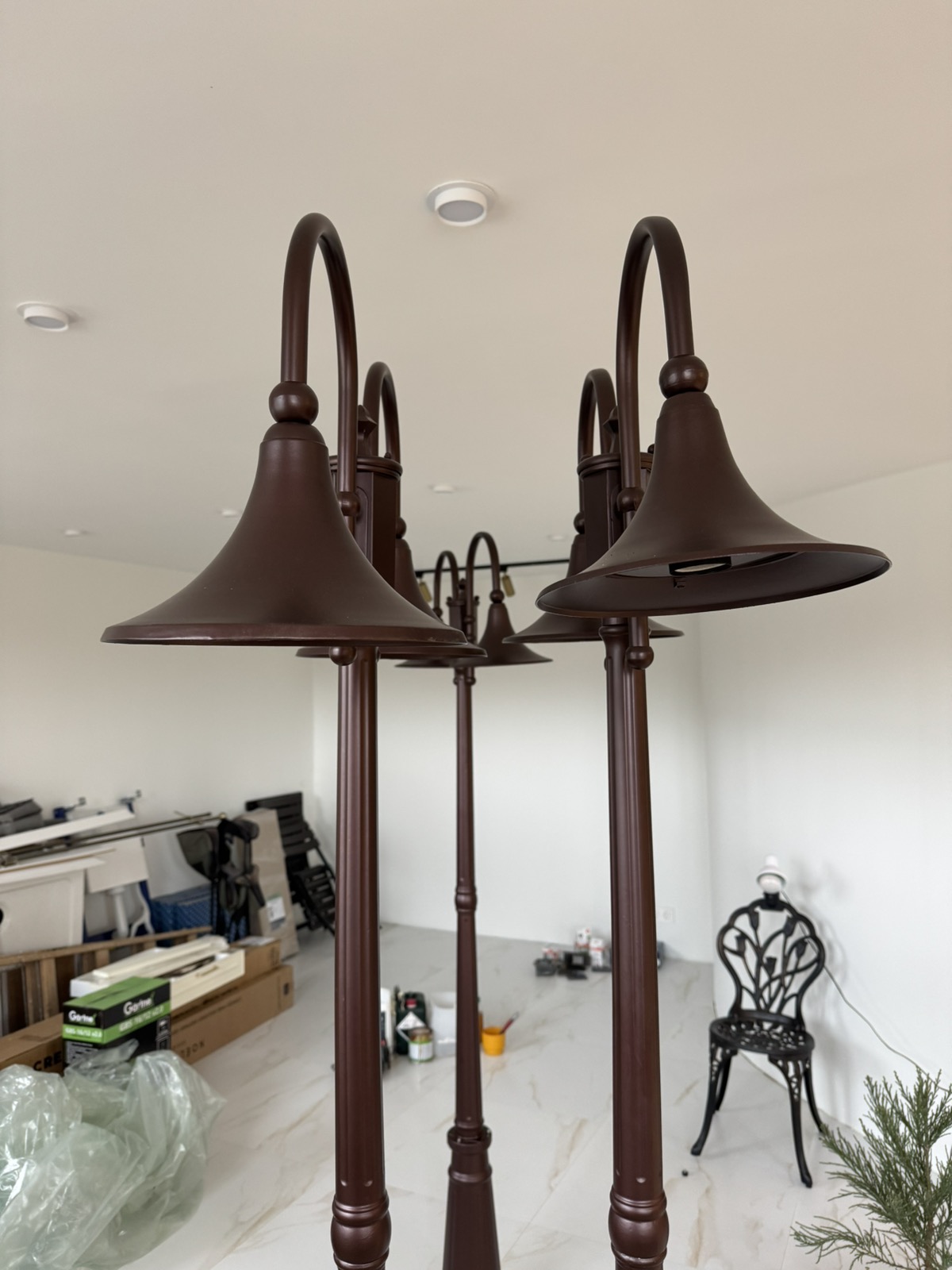 Вуличний світильник Ideal Lux 246840 Cima PT2 Coffee (12414) купити