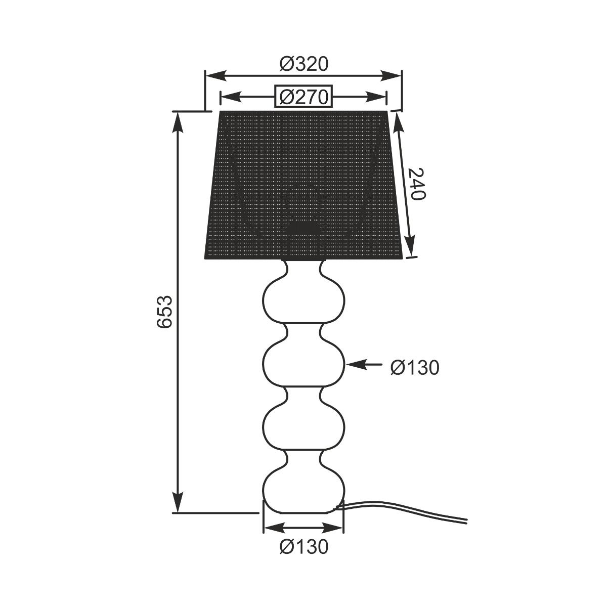 Настольная лампа Zuma Line DECO TS-060216T купити