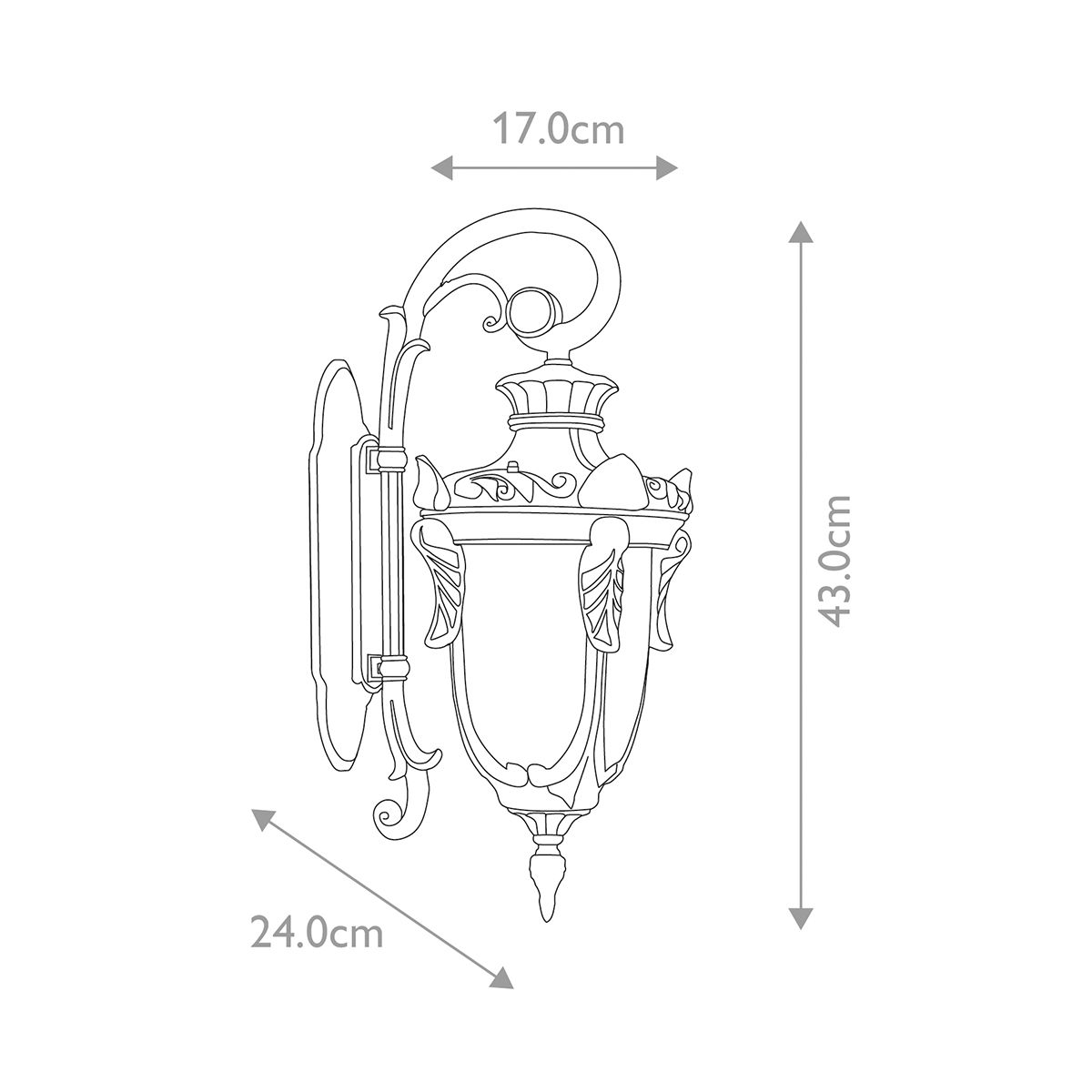 Уличный светильник Elstead PH2/S OB PHILADELPHIA купити