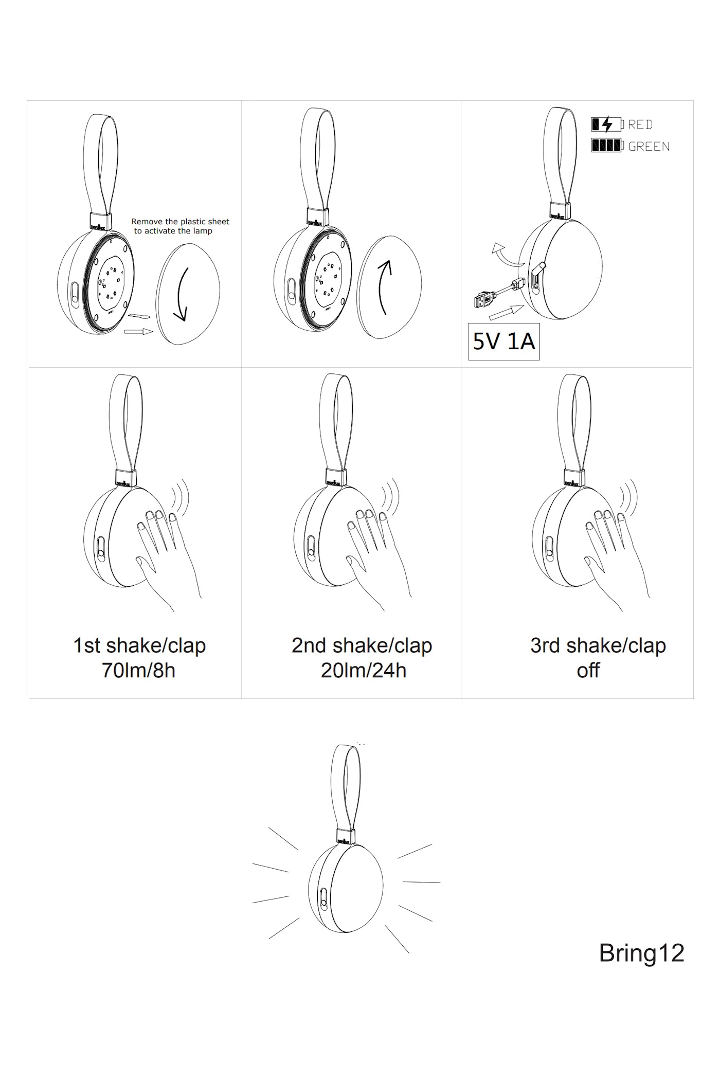 Вуличний акумуляторний світильник NORDLUX 2218023001 BRING 16 (32118) купити