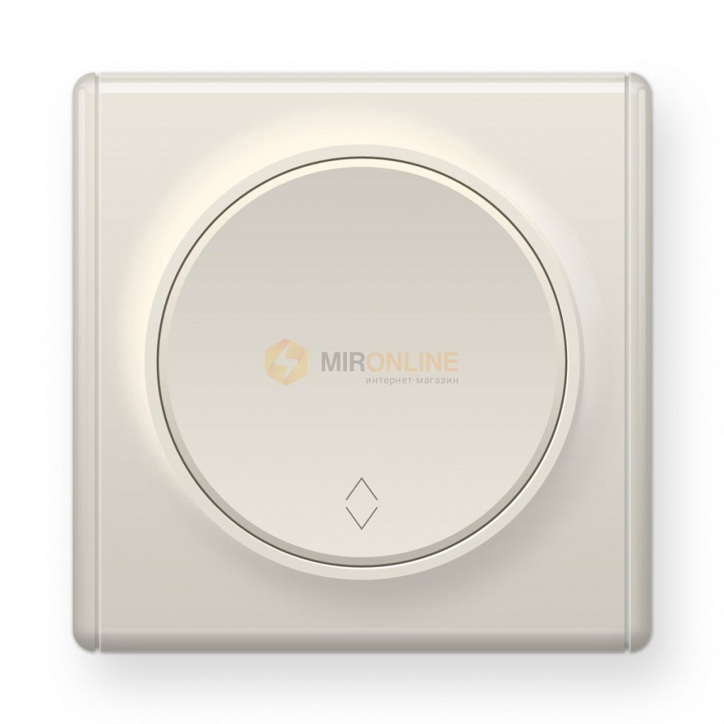 Вимикач перехресний одинарний OneKeyElectro, колір бежевий (OKE200502) купити