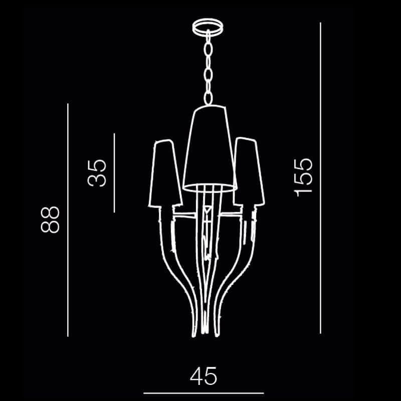 Люстра Azzardo AZ1345 Diablo 3 купити