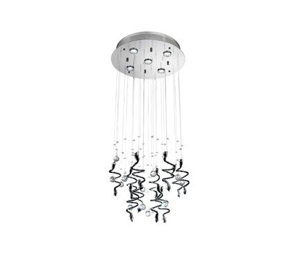 Люстра Searchlight 9645-5BK Pigtail купити