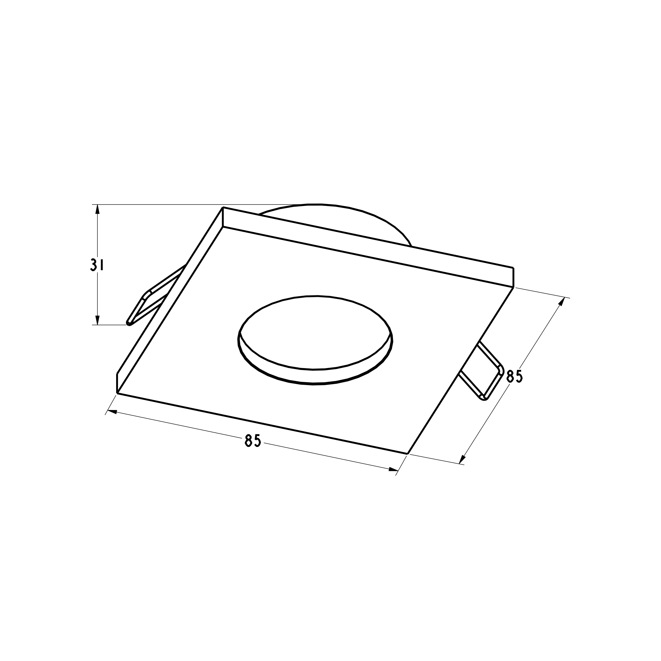 Точковий світильник Zuma Line ARGU10-032 CHIPO DL купити