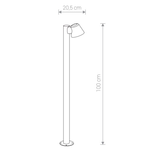 Парковий світильник Nowodvorski 9557 Soul (12333) купити