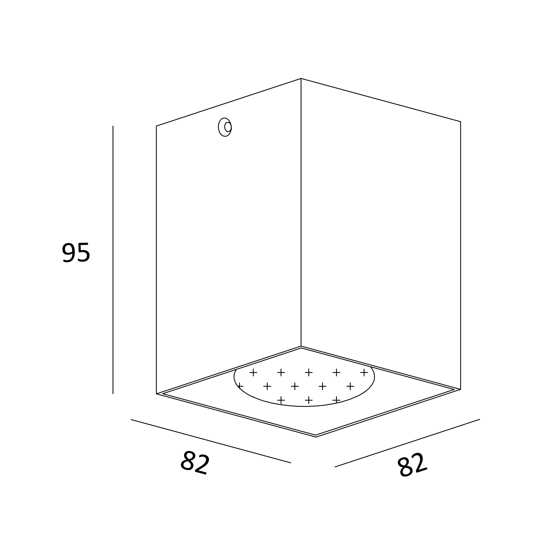 Спот Zuma Line 50475-CH  SQUARE купити