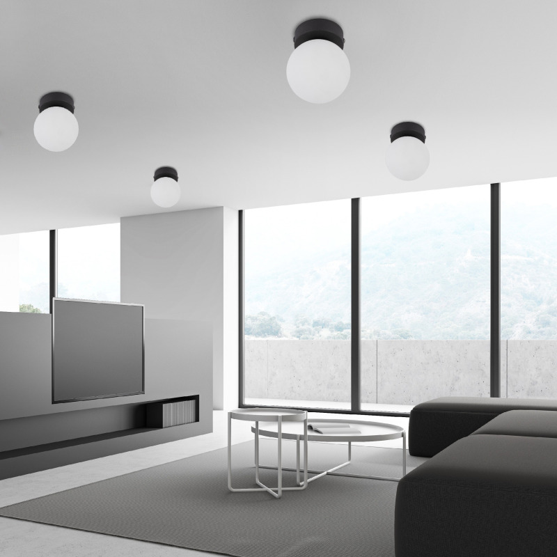 Настінно-потолочний світильник TK LIGHTING 5613 Чорний VOX купити