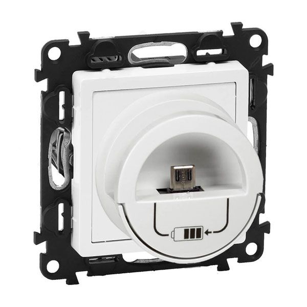 Зарядная станция Micro USB, белый, Valena LIFE (753011) купити