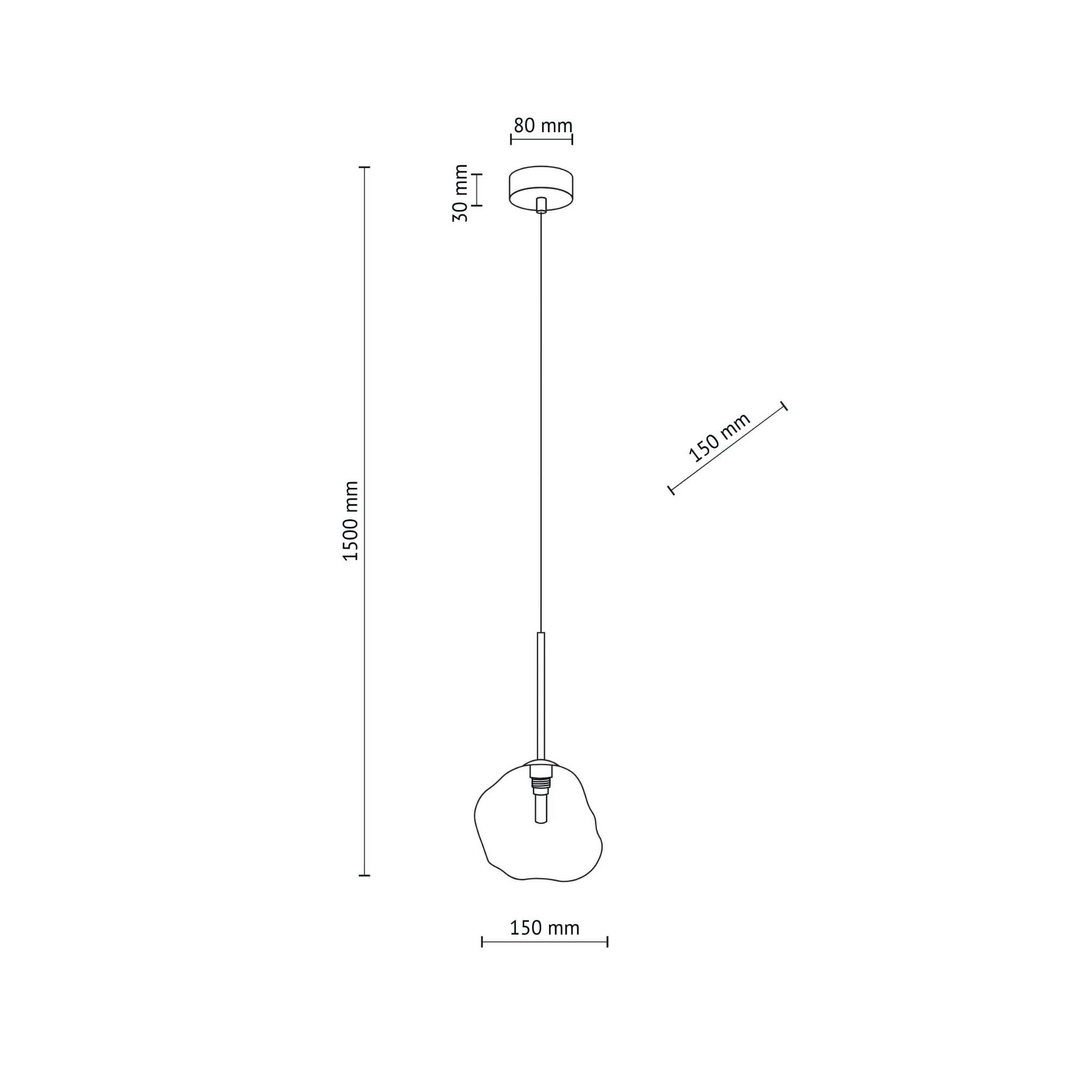 Підвісний світильник TK LIGHTING 11025 LAVA купити