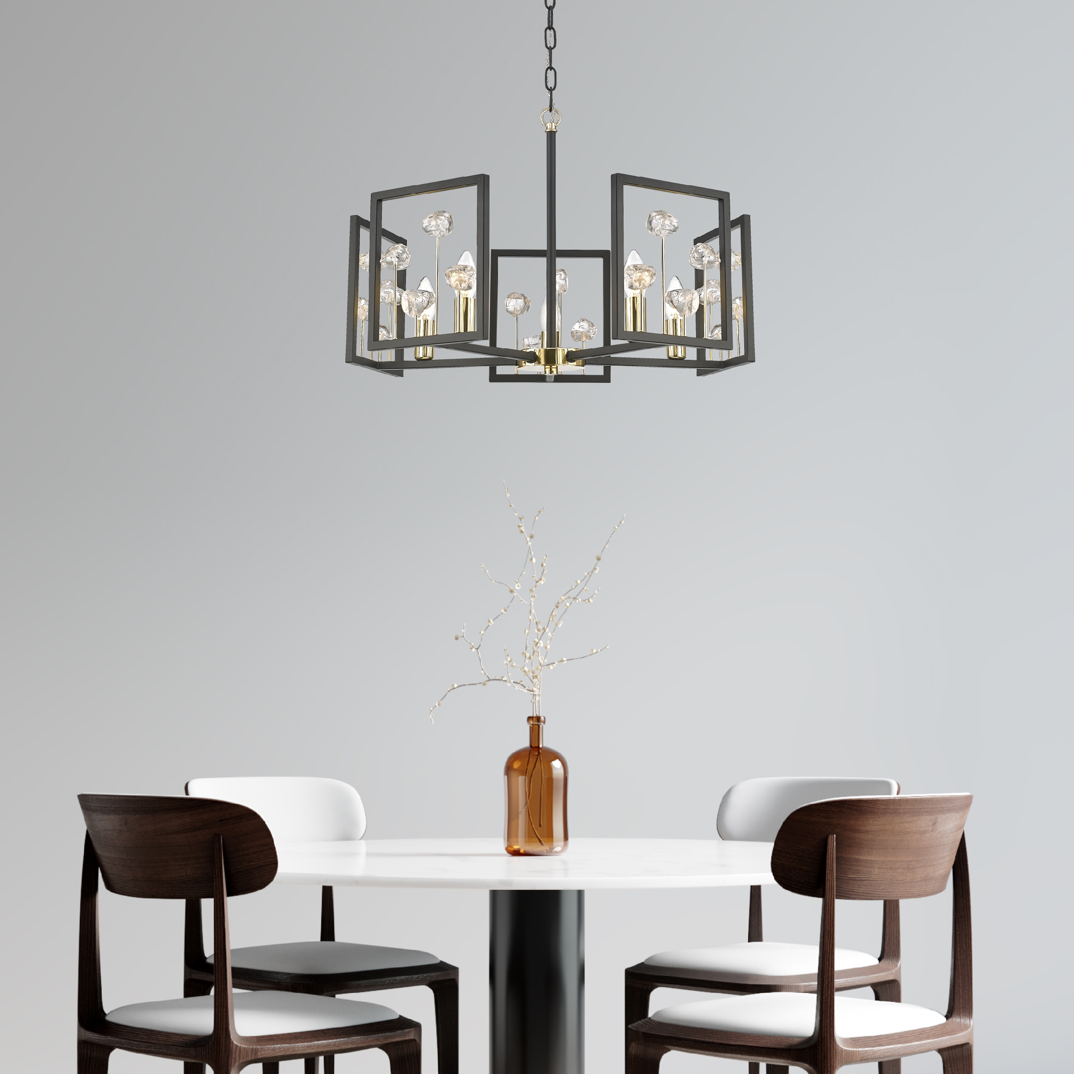 Подвесной светильник Zuma Line P0541-05A-SDAC CAROLINE купити