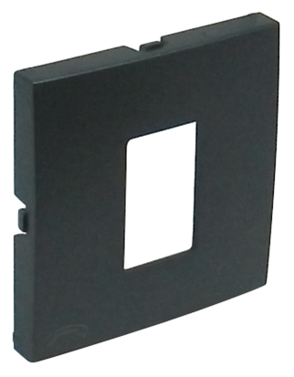 Центральная панель розетки телефонной LOGUS металлик графит купити