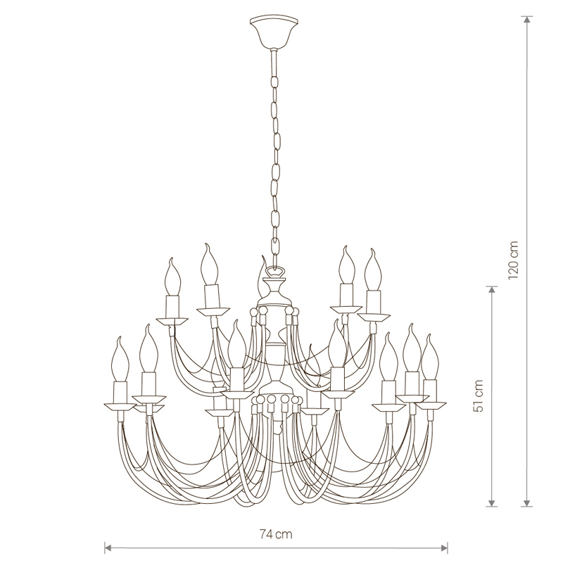 Люстра Nowodvorski 208 Ares купити