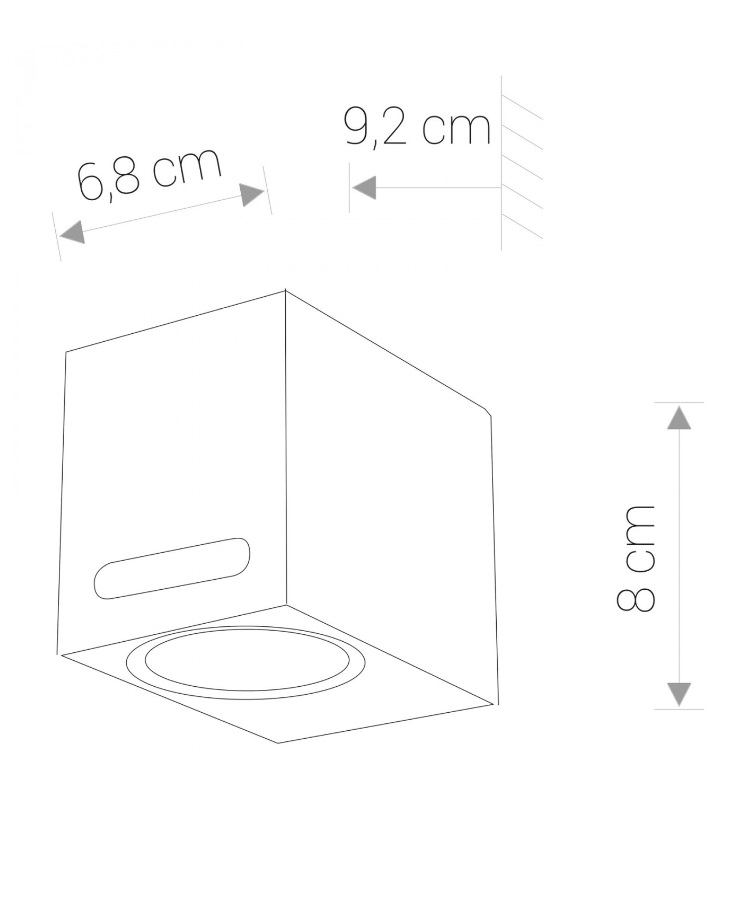 Настенный светильник Nowodvorski 9123 ASSOS купити