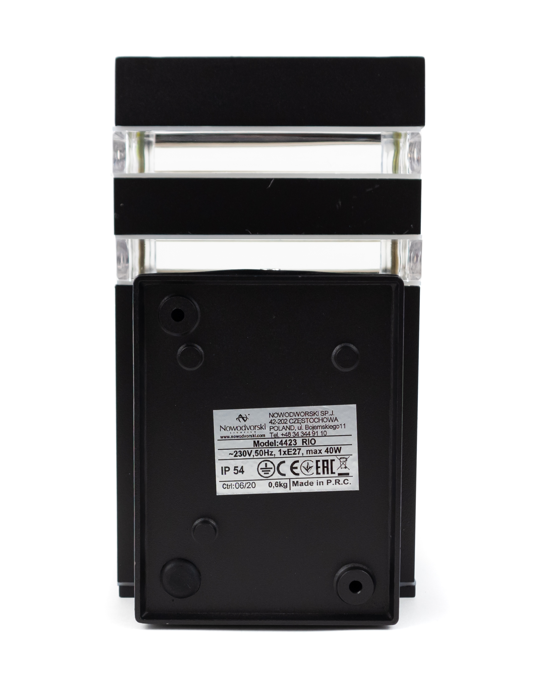 Вуличний світильник Nowodvorski 4423 RIO (58213) купити