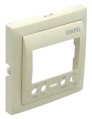 Центральная панель таймера цифрового, одноканального металлик перламутровий купити