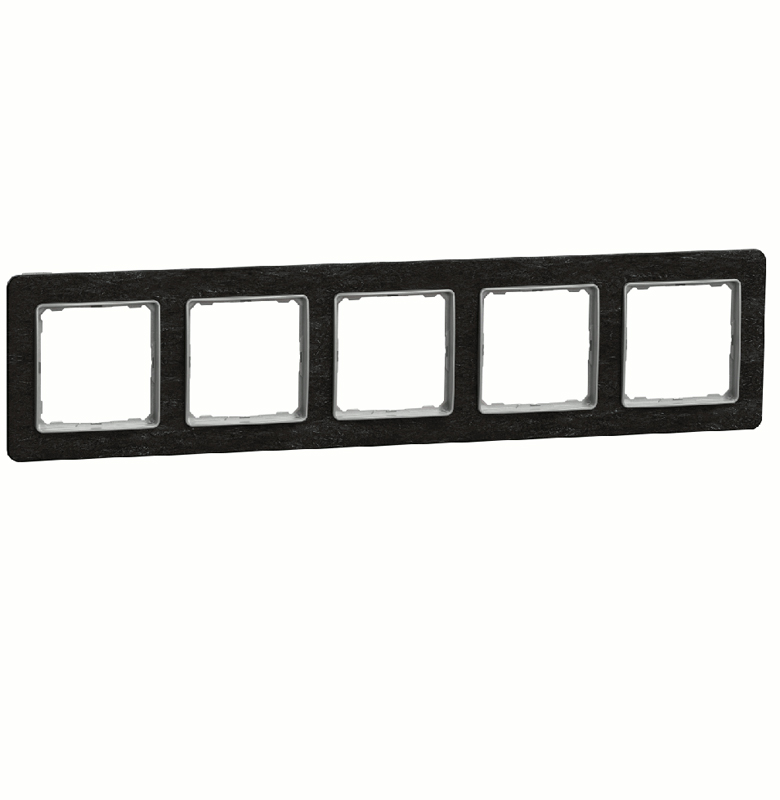 Рамка 5-на Schneider Sedna Elements SDD391805 Камінь купити