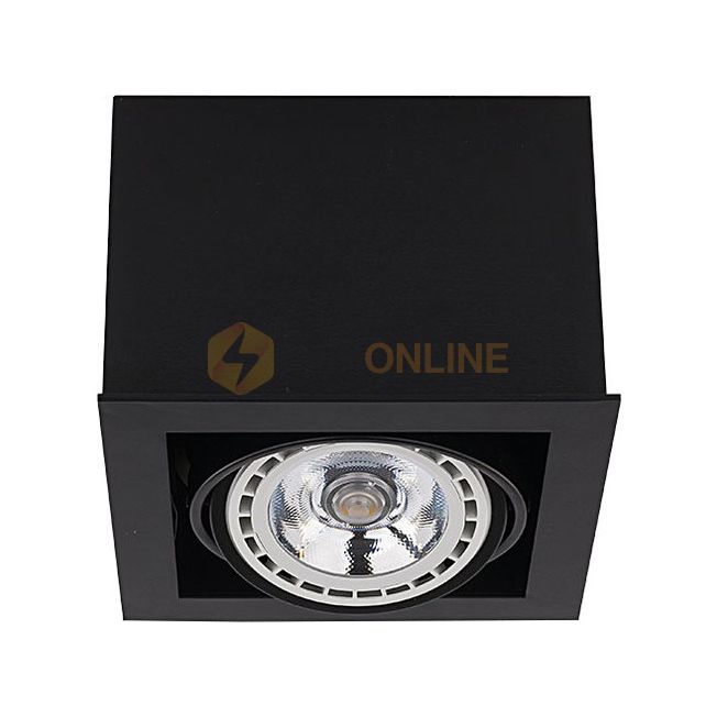Світильник точковий Nowodvorski 9495 BOX ES111 BLACK купити