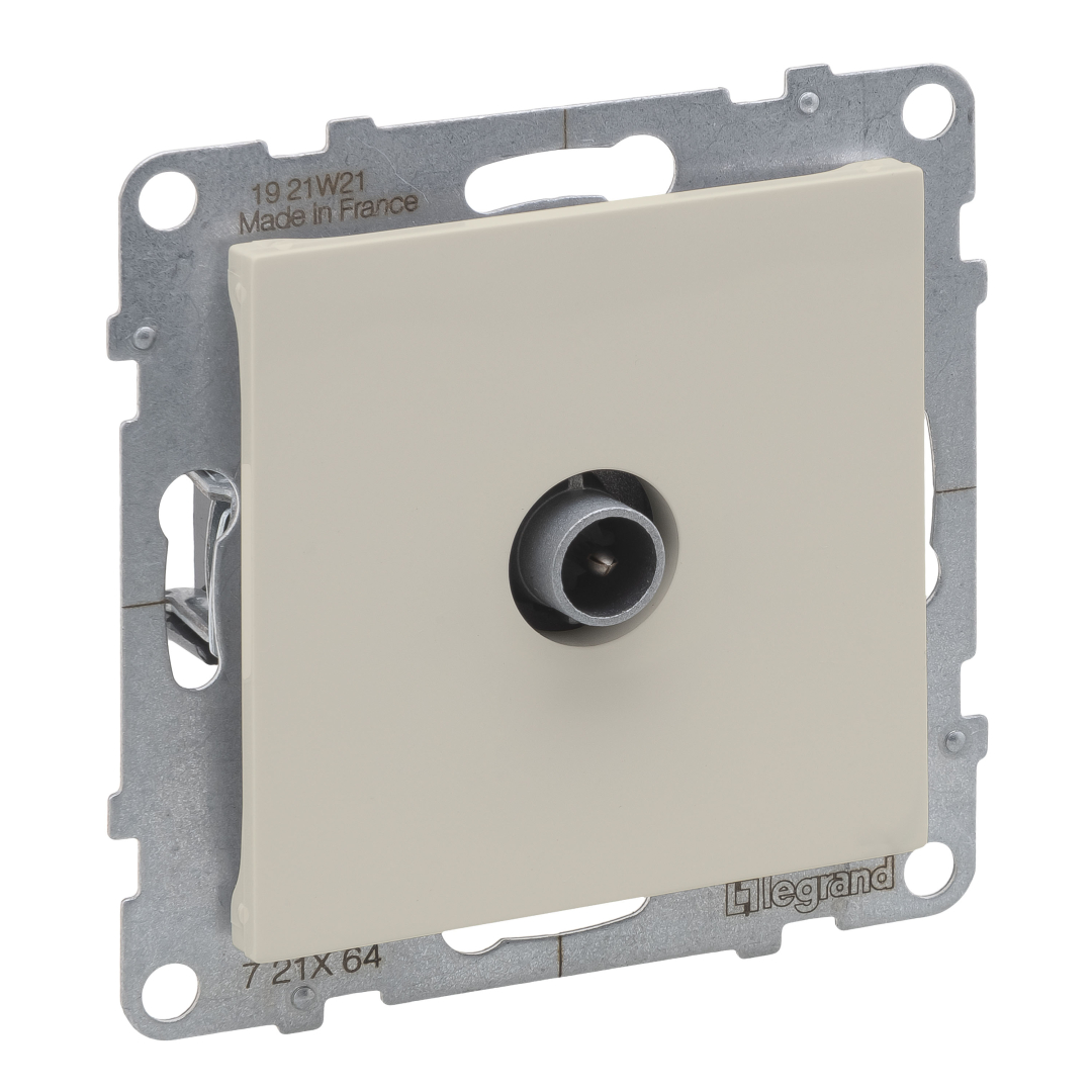 Розетка TV «зірка» Legrand SUNO 721264 слонова кістка купити