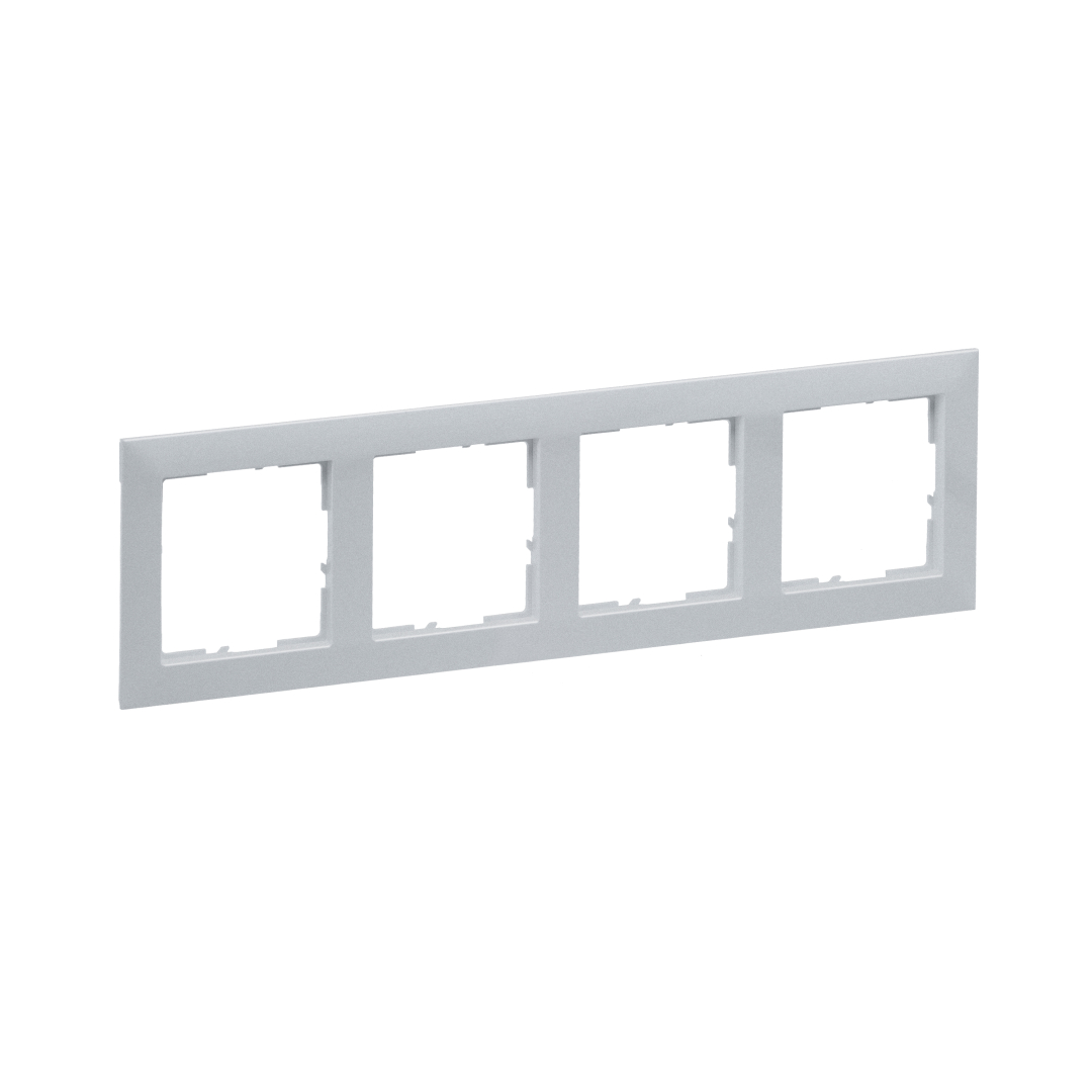 Рамка 4-а Legrand SUNO 721514 алюміній купити