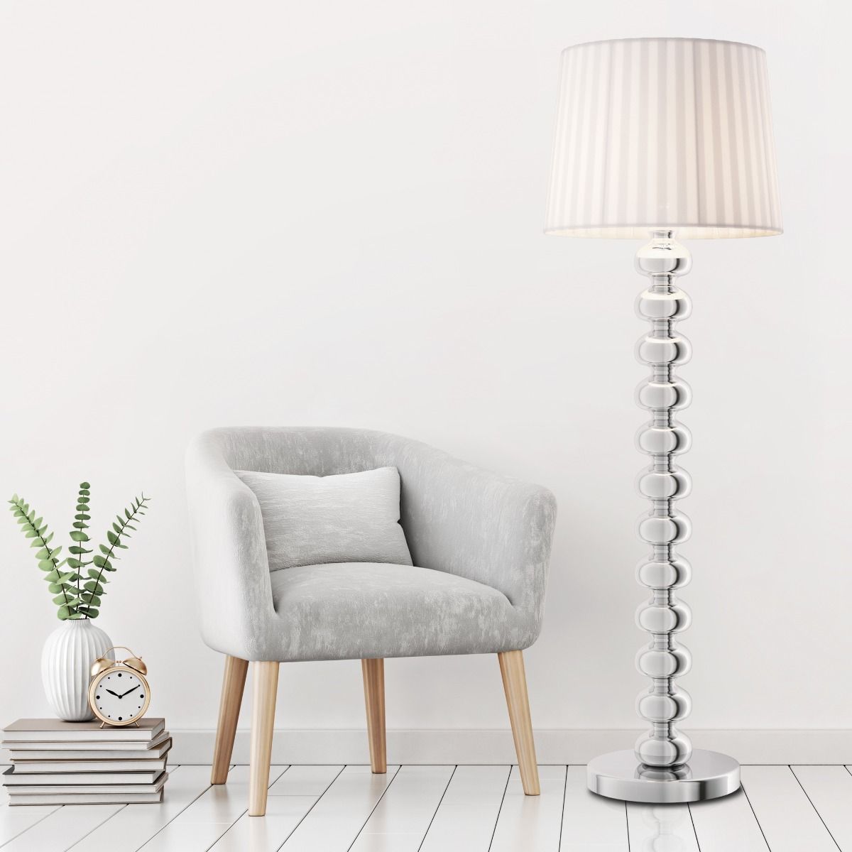 Торшер Zuma Line TS-060216F-CHWH DECO купити