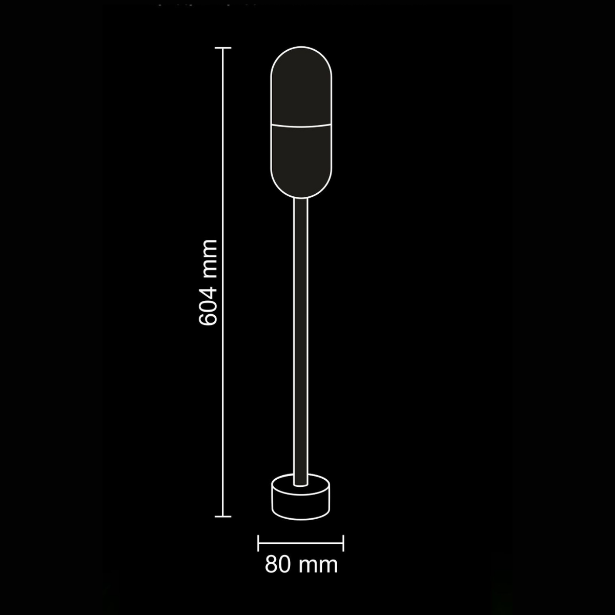 Вуличний світильник Goldlux 314161 Horten E27 10W IP44 купити