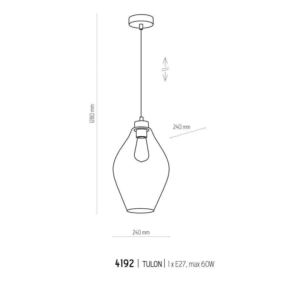 Подвесной светильник TK LIGHTING 4192 TULON купити