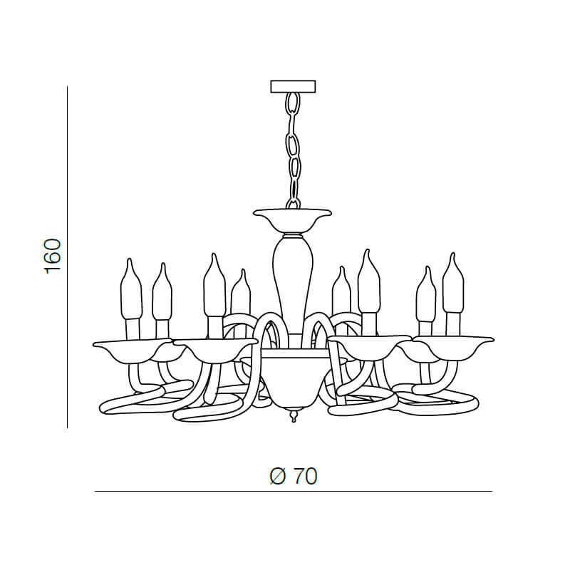 Люстра Azzardo AZ0848 Bolton 8 купити