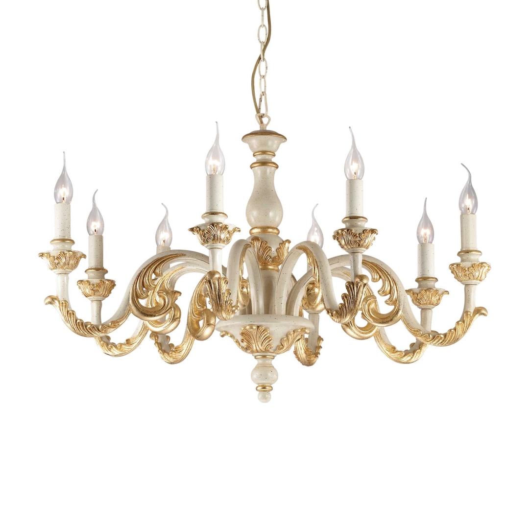 Люстра Ideal Lux 075341 GIGLIO SP8 ORO купити