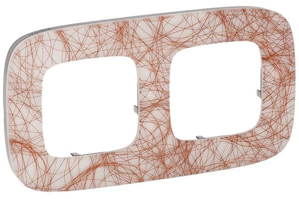 Рамка 2 поста, итальянская фантазия, Valena ALLURE (754492) купити