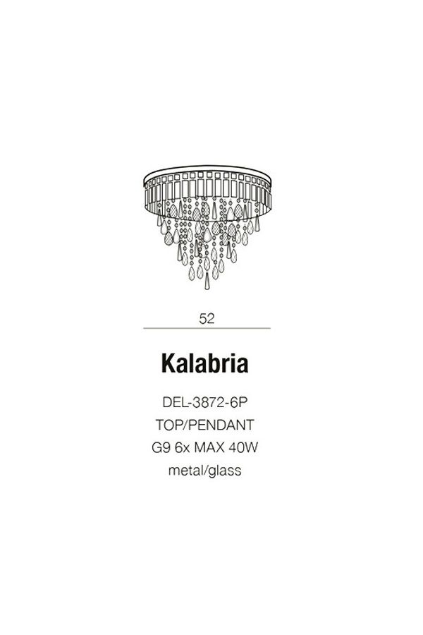 Люстра Azzardo AZ2108 Kalabria купити